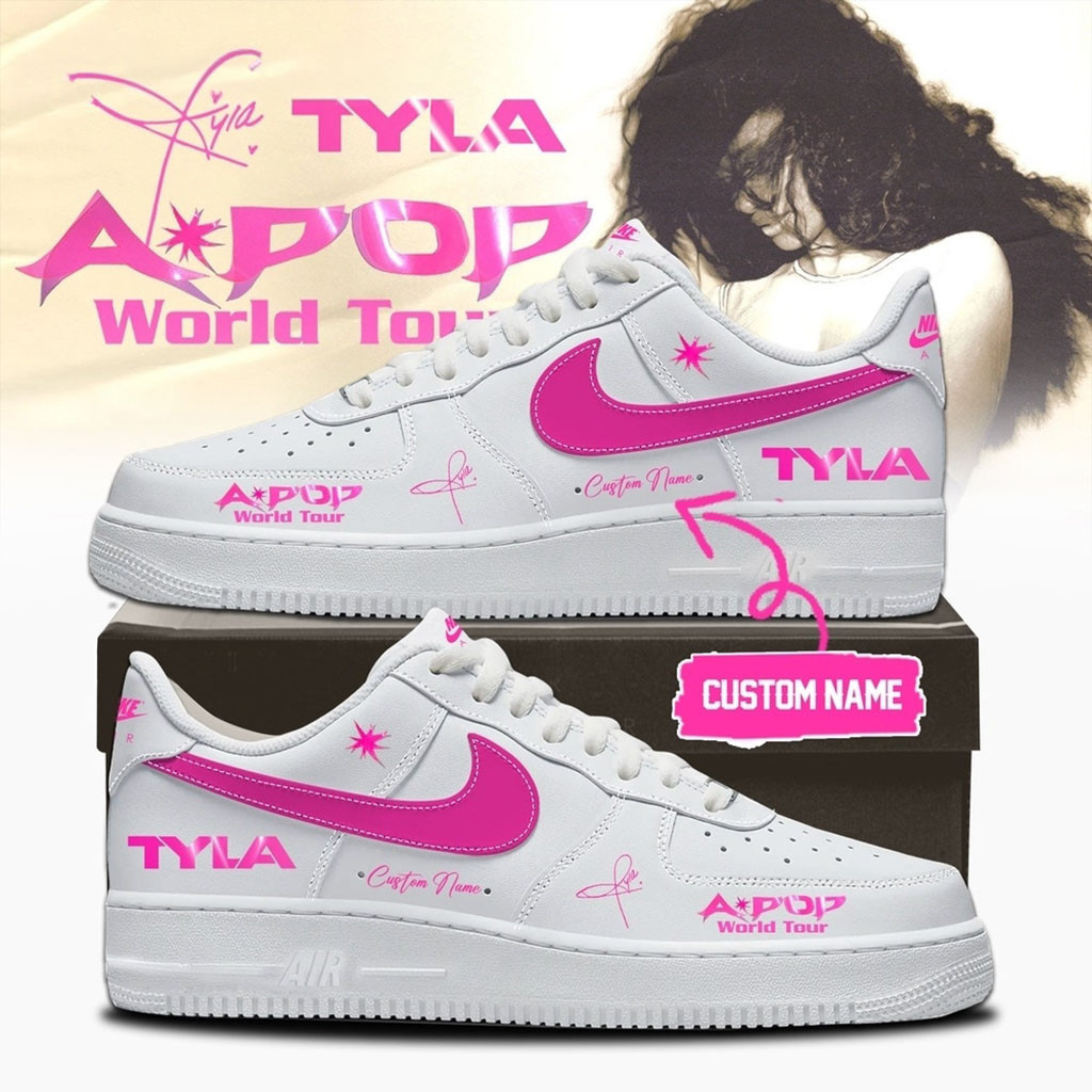 Custom Tyla A POP World Tour Signature 2026 White Shoes Tyla Merch Gifts For Girlfriend