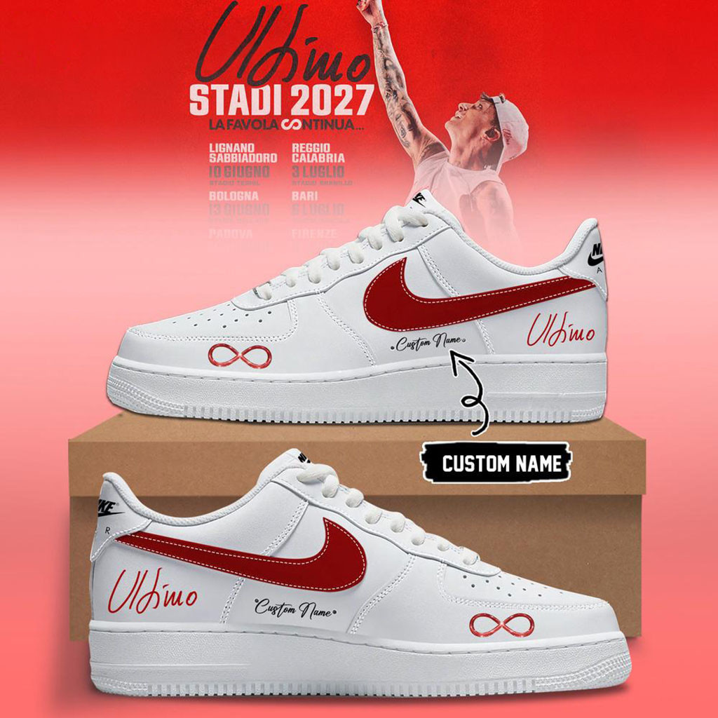 Custom Ultimo Stadi 2027 La Favola Continua White Shoes Sneakers Ultimo Merch Fan Gifts