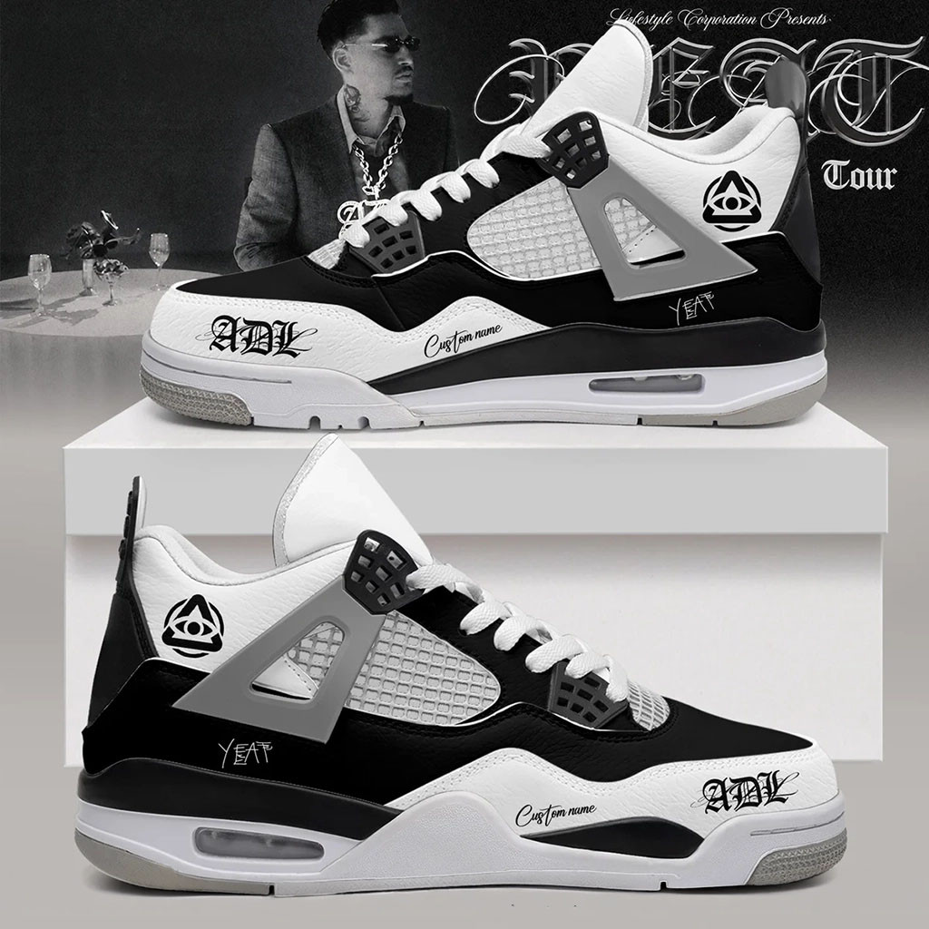 Custom Yeat LOVELYFE Tour 2026 Lifestyle Corporation Presents Sneakers Yeat Merch Rapper Gifts