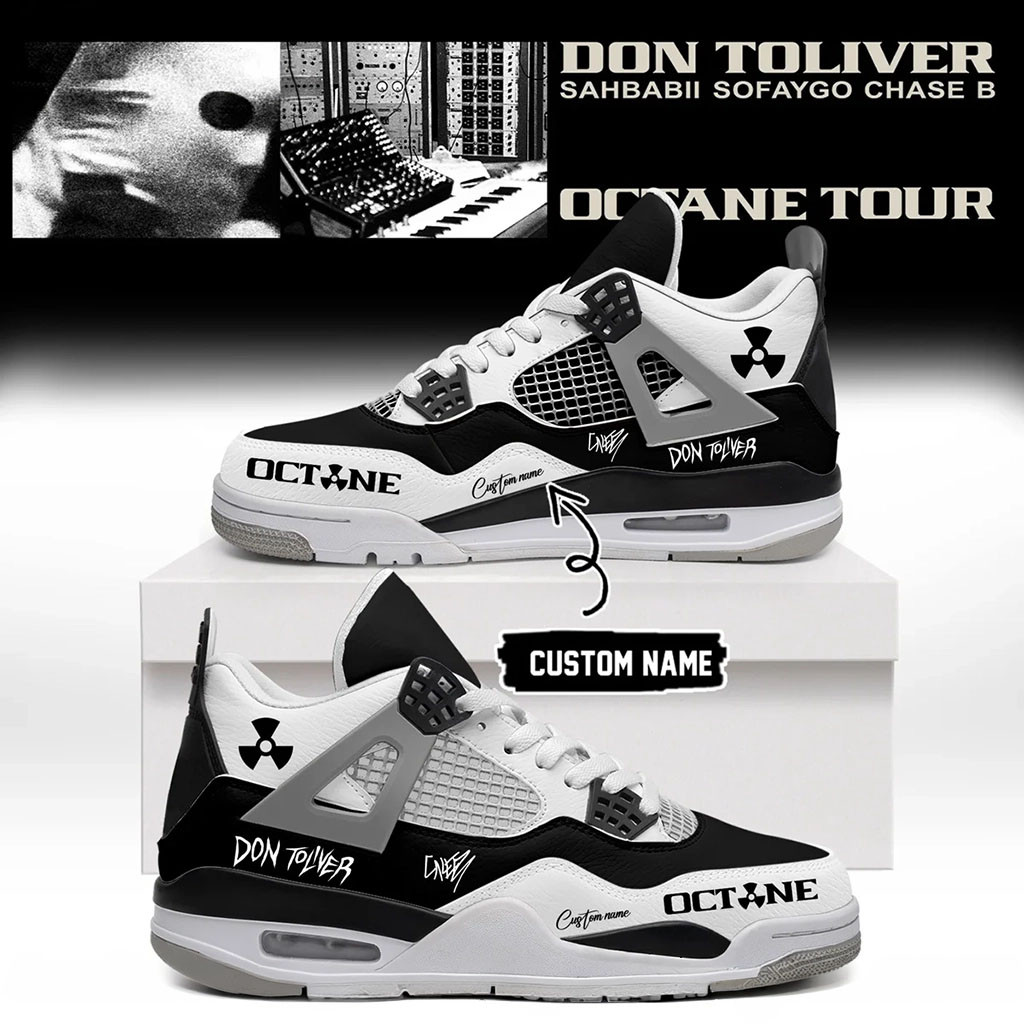 Customized Don Toliver Octane Tour Shoes Don Toliver Merch Hip Hop Rapper Fan Gift