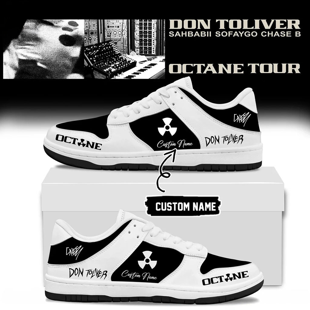 Customized Don Toliver Octane Tour Shoes Don Toliver Merchandise Concert Music Lover Gift
