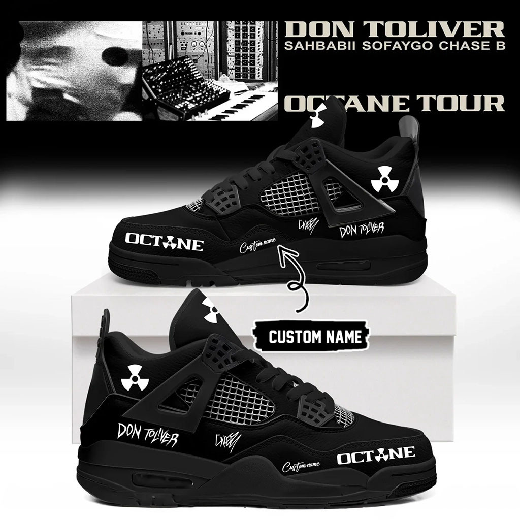 Customized Don Toliver Octane Tour Shoes Don Toliver Merchandise Gifts For Music Lovers