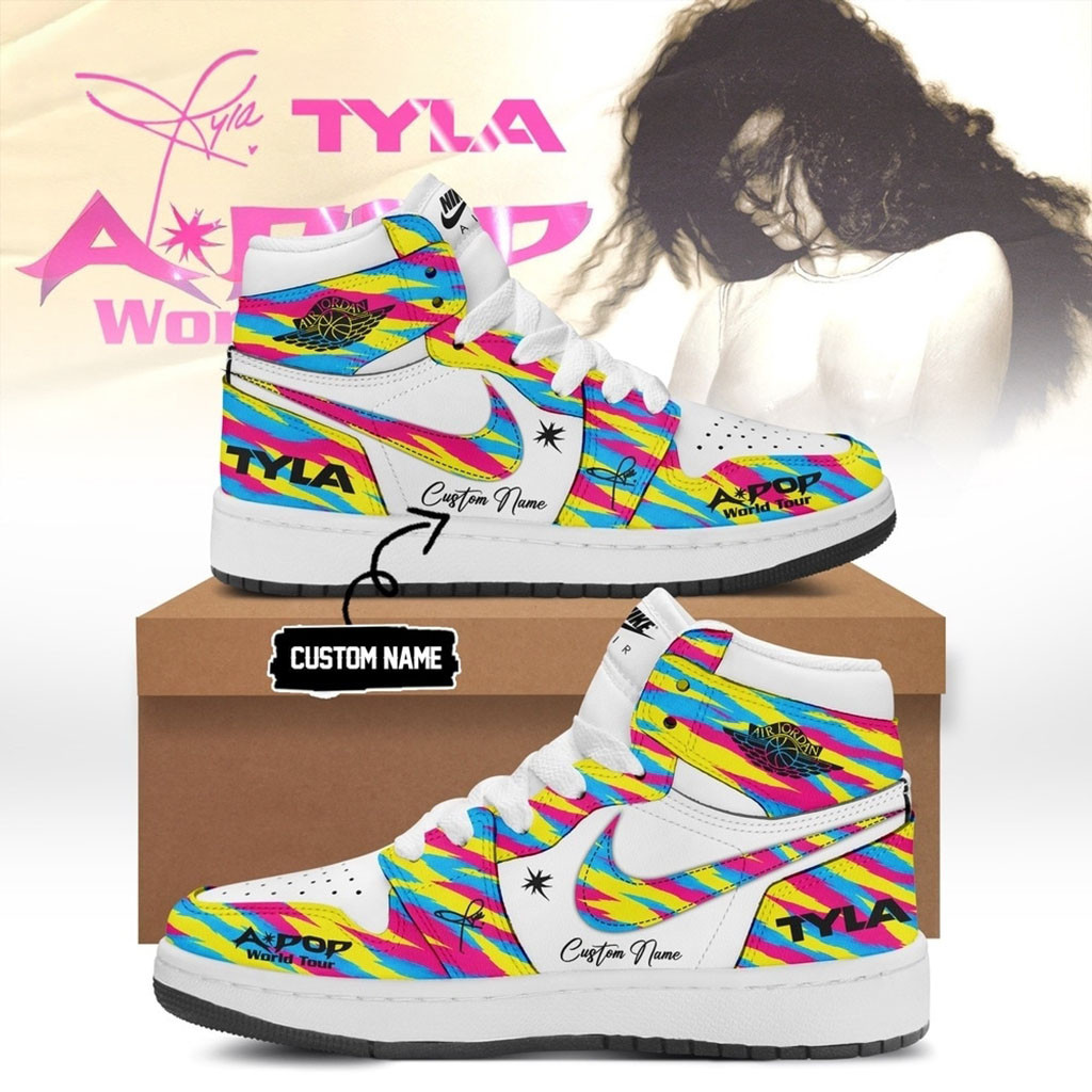 Customized Tyla Merch A POP World Tour Signature 2026 White Shoes Best Gifts For Music Lovers