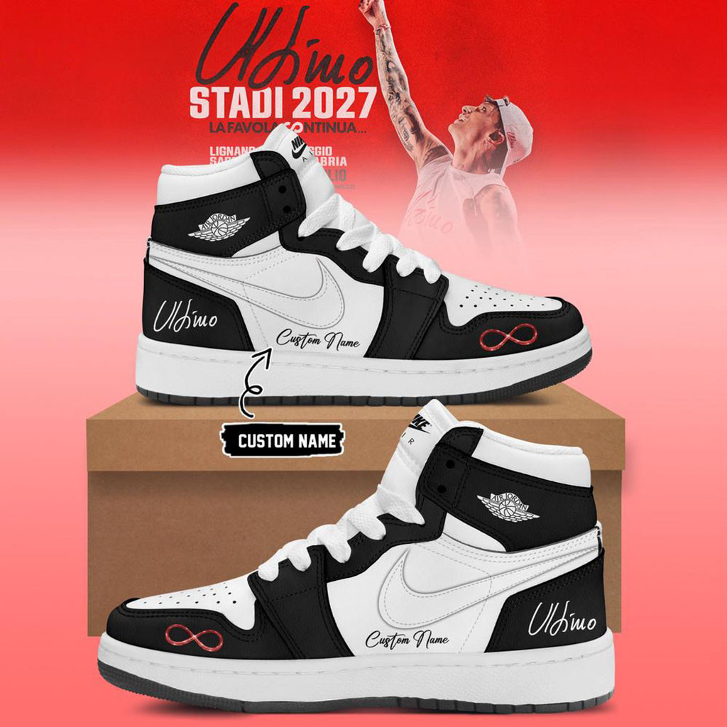 Customized Ultimo Stadi 2027 La Favola Continua Black Sneakers Ultimo Merch Gift For Brother