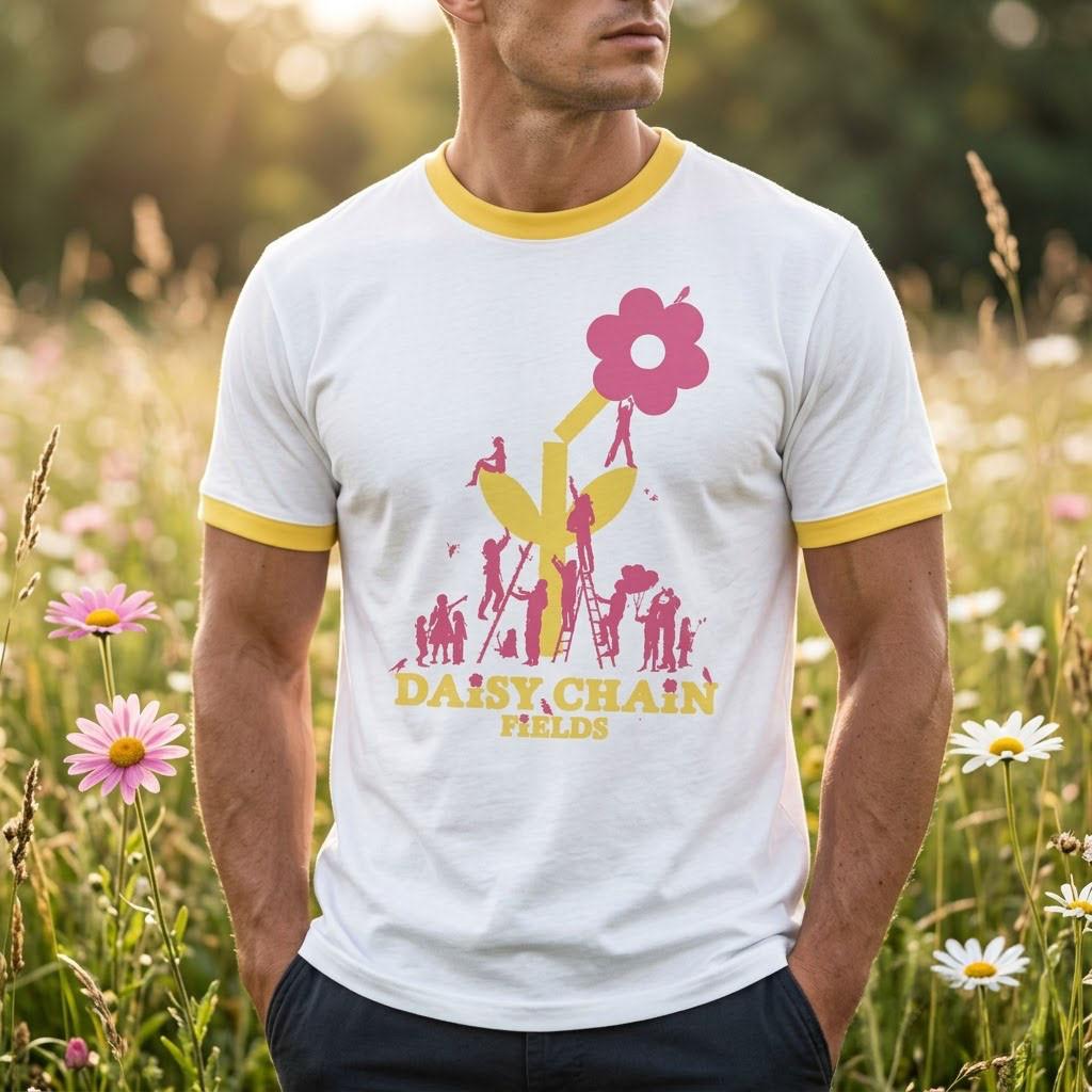 Daisy Chain Fields Festival 2026 Merch At Great Park Live In Irvine CA Olivia Rodrigo T-Shirt