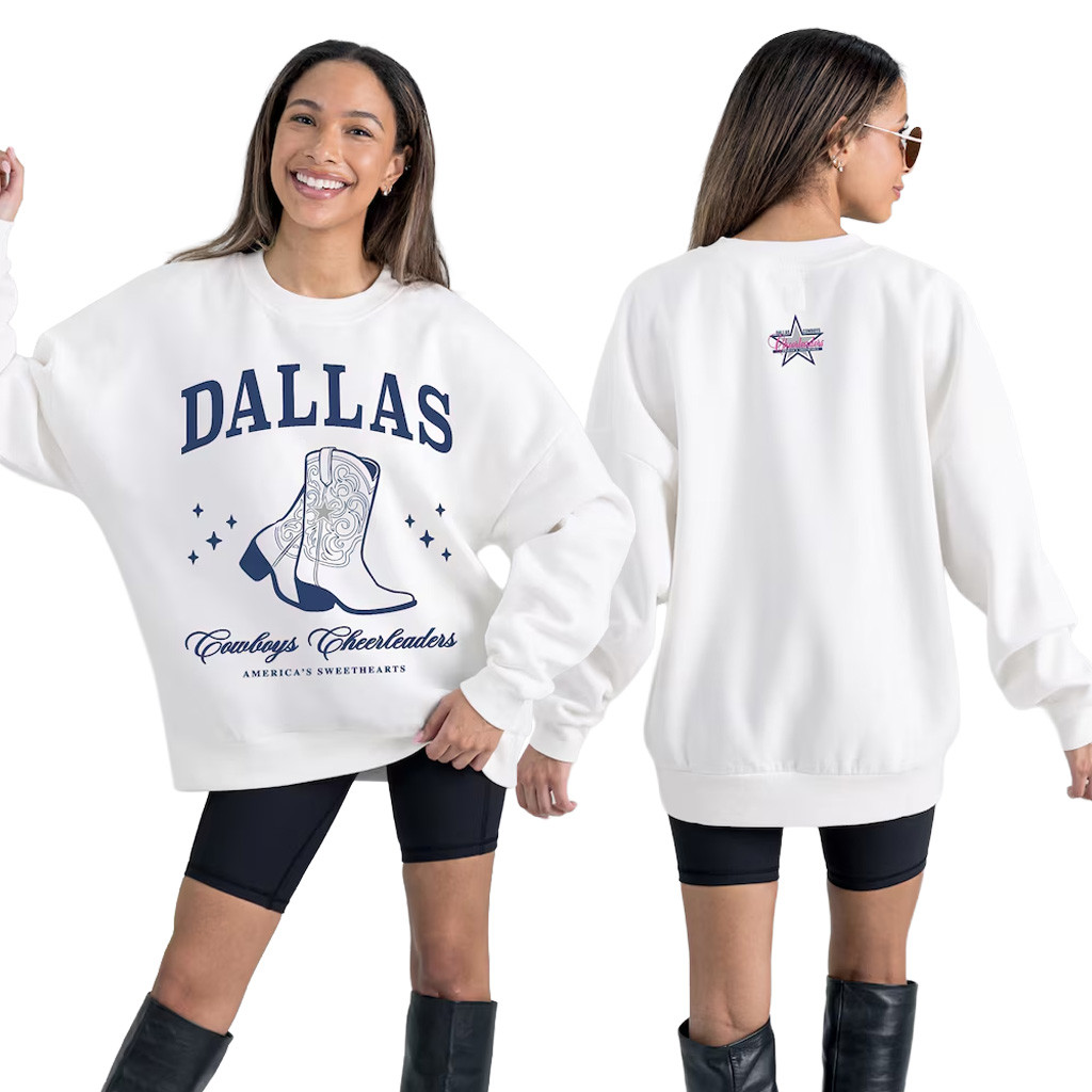 Dallas Cowboys Cheerleaders Merchandise 2026 Dallas Cowboys Cheer Collection Boots Sweatshirt