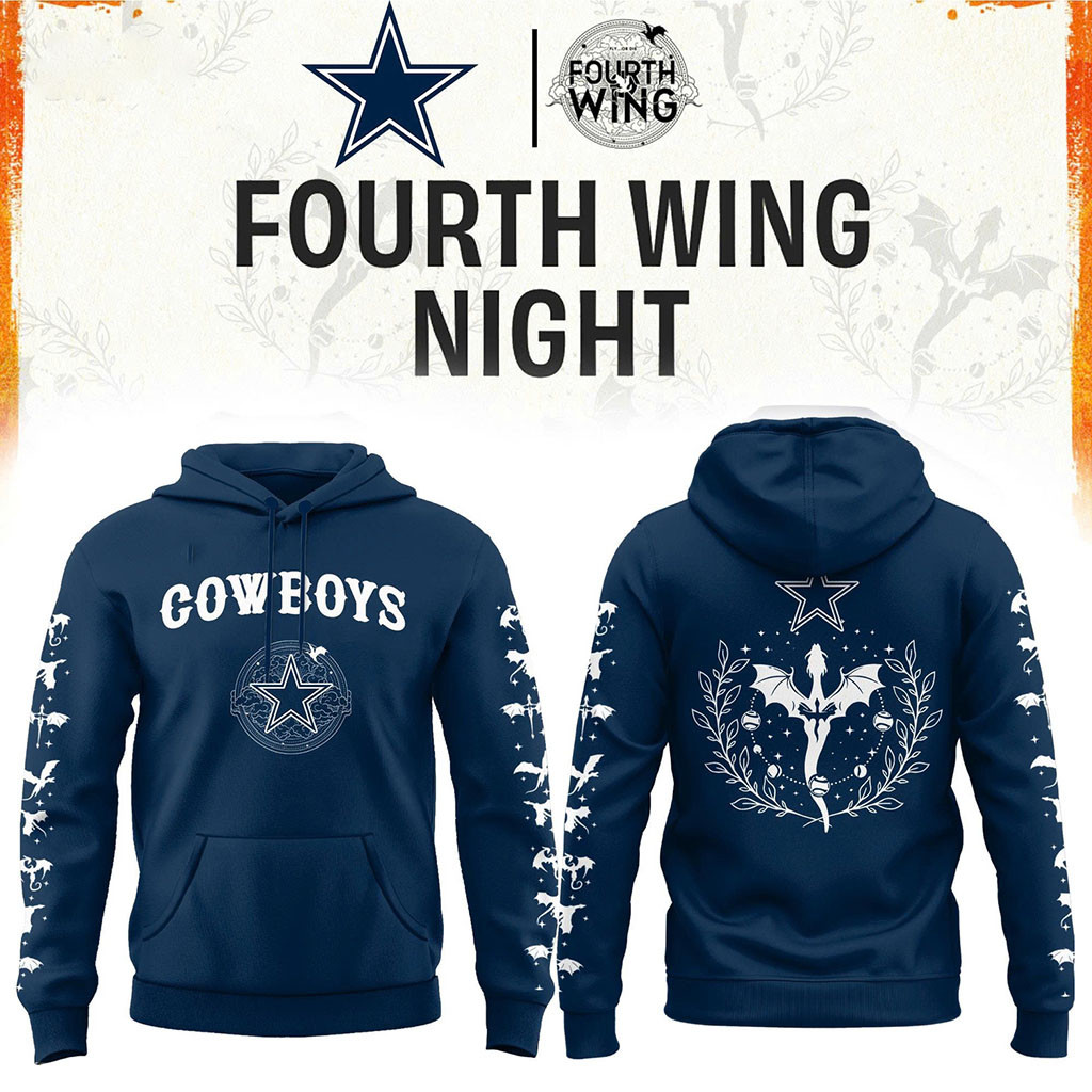 Dallas Cowboys Dragon Wing Fantasy Night 2026 Hoodie Dallas Cowboys Merch Football Fan Gifts