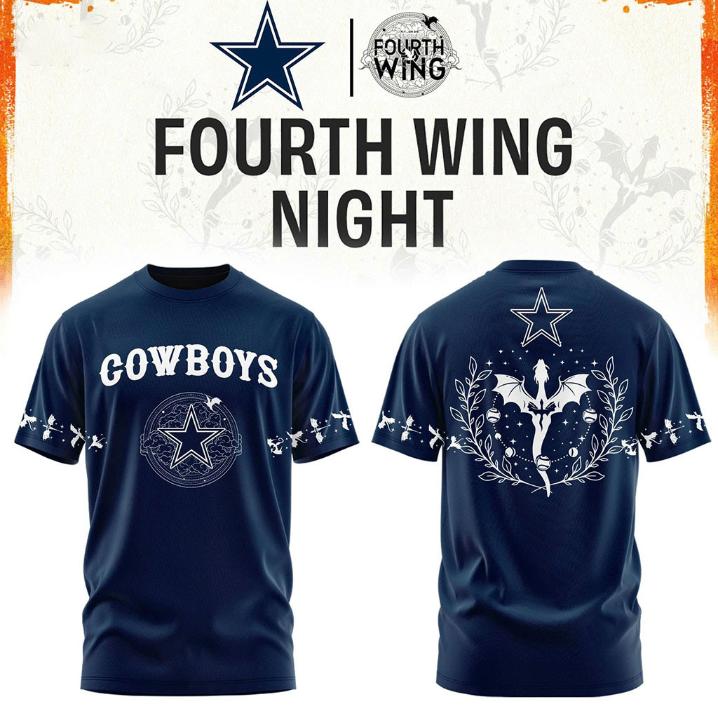 Dallas Cowboys Dragon Wing Fantasy Night 2026 T-Shirt Dallas Football Merch Gift For Game Day