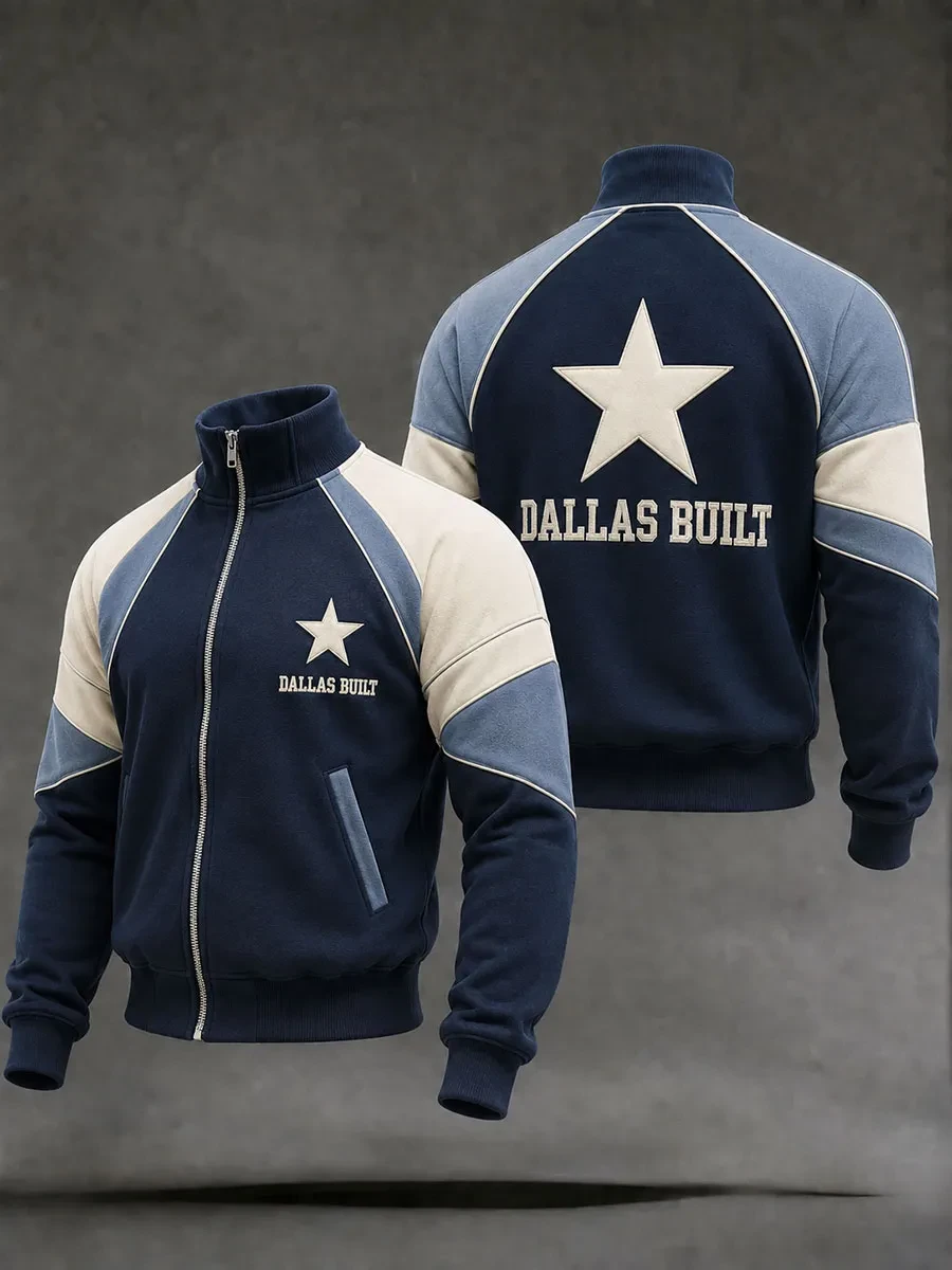 Dallas Cowboys Football Jacket Dallas Built Apparel Cowboys Merch Game Day Gifts For Football Fan