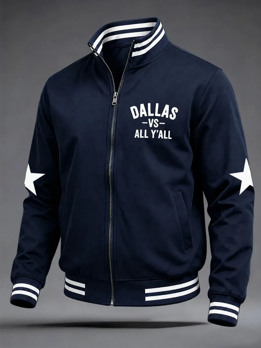 Dallas Cowboys Football Jacket Dallas Vs All Y'all Apparel Cowboys Merch Gifts For Football Fan