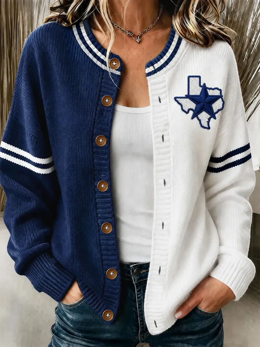 Dallas Cowboys Game Day Cardigan Dallas Football Merch Game Day Gifts For Cowboys Fan
