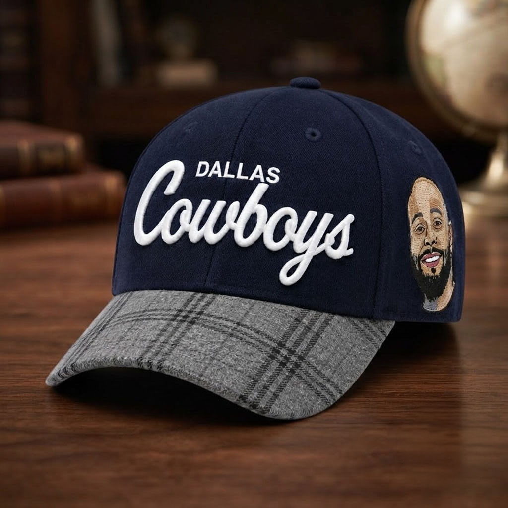Dallas Cowboys Jace Prescott Face Hat Dallas Cowboys Merch Gift For Football Fans