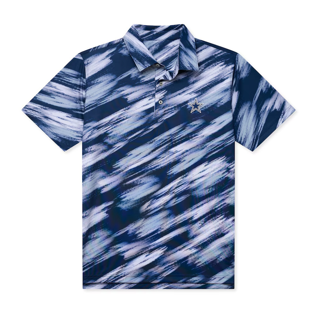 Dallas Cowboys Merch 2026 Dallas Cowboys Chubbies Color Blitz Polo Shirt Gifts For Football Fan