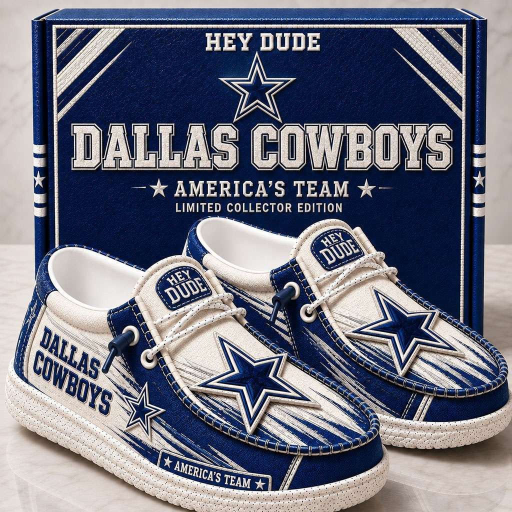 Dallas Cowboys Merch America's Team Slip-On Loafers Gift Ideas For Football Lovers Dallas Cowboys Merch America's Team Slip-On Loafers Gift Ideas For Football Lovers