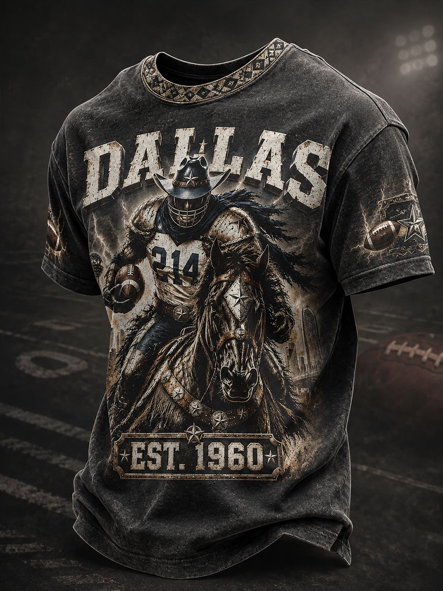 Dallas Cowboys Merch Dallas Football Est 1960 Shirt Presents For Football Fans
