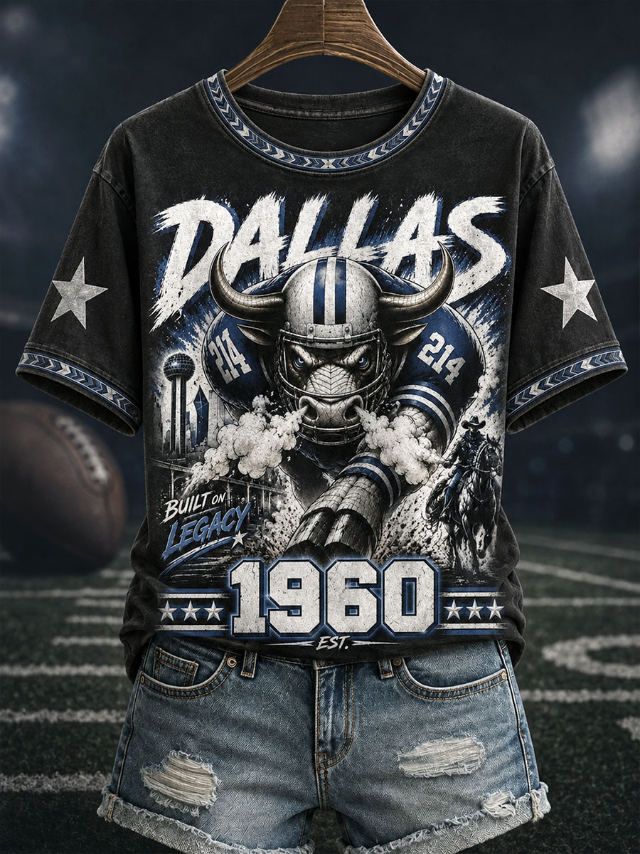 Dallas Cowboys Merch Dallas Football Game Day T-Shirt Unique Gifts For Football Fans