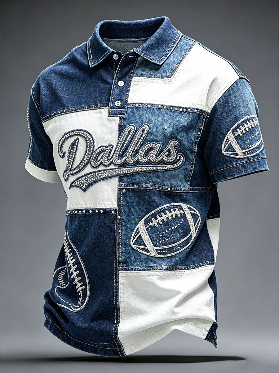 Dallas Cowboys Merch Dallas Football Polo Shirt Cowboys Clothing Game Day Fan Gifts