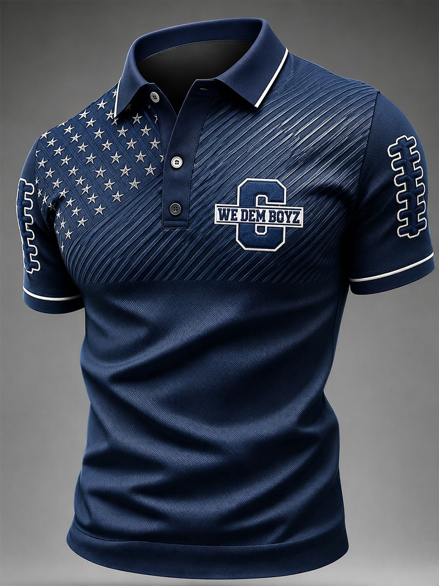 Dallas Cowboys Merch Dallas Football Polo Shirt Game Day Clothing We Dem Boyz Apparel