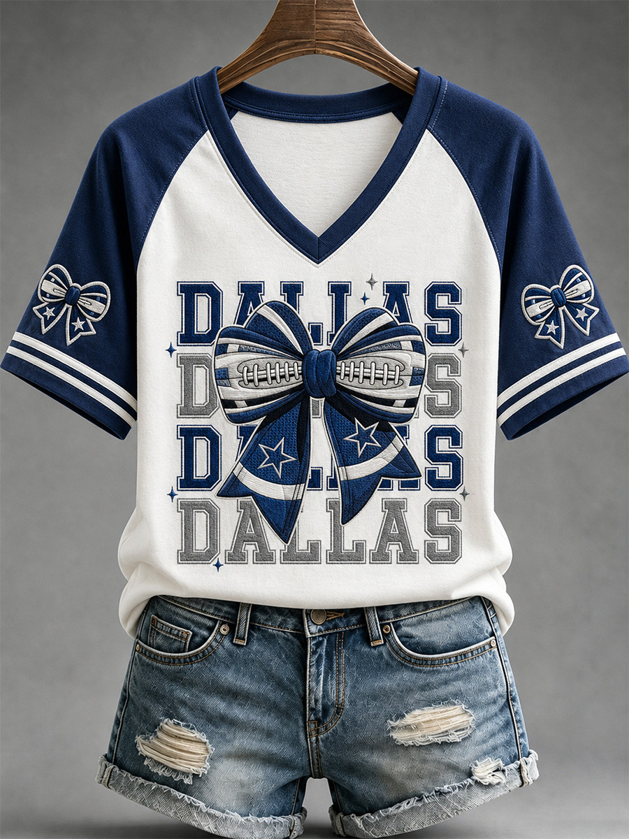 Dallas Cowboys Merch Dallas Football V-Neck Shirt Gifts For Game Day Football Gear Dallas Cowboys Merch Dallas Football V-Neck Shirt Gifts For Game Day Football Gear