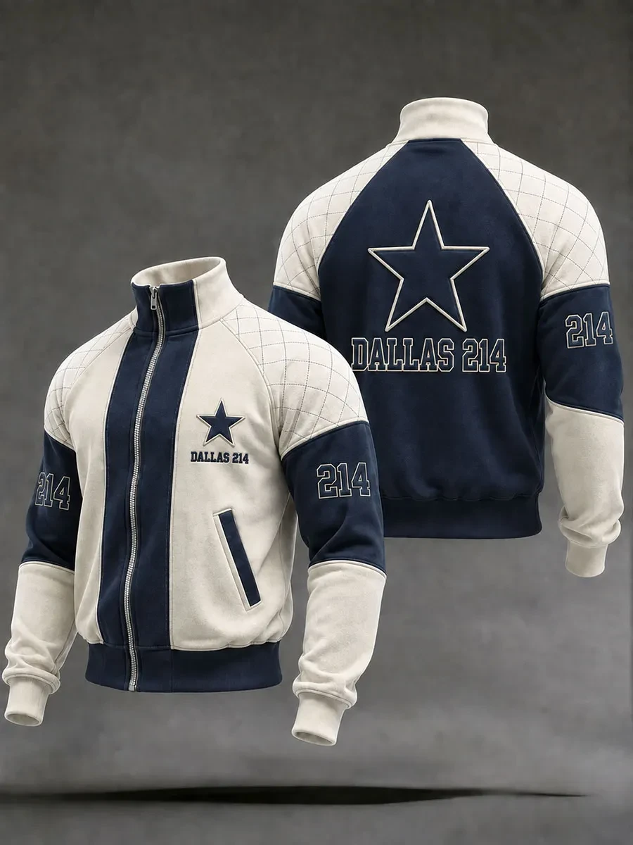 Dallas Cowboys Merch Game Day Dallas 214 Jacket Dallas Football Clothing Gifts For Fans Dallas Cowboys Merch Game Day Dallas 214 Jacket Dallas Football Clothing Gifts For Fans