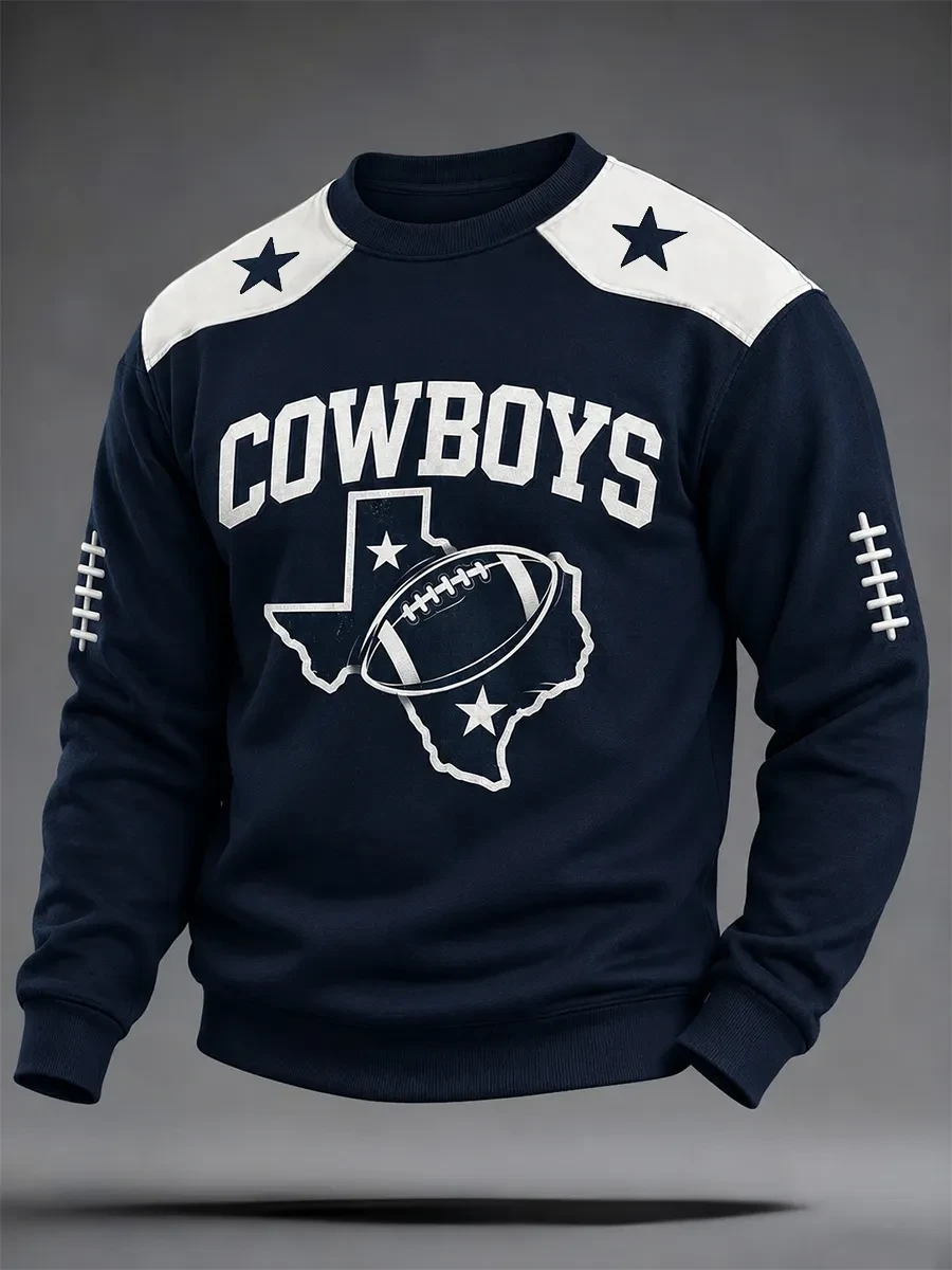 Dallas Cowboys Merch Game Day Dallas Football Sweatshirt Cowboys Lover Gift For Men