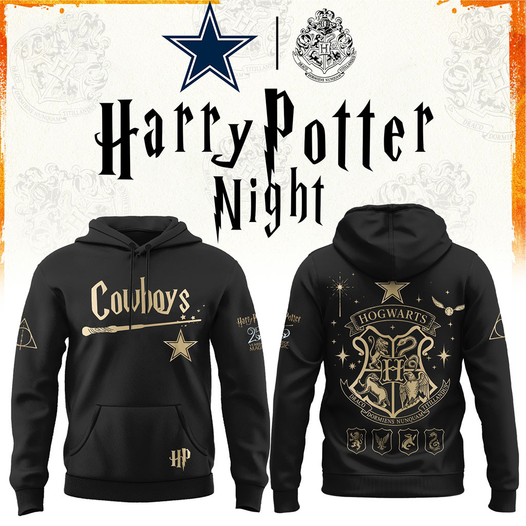 Dallas Cowboys x Harry Potter 25th Anniversary Hoodie 2026 Cowboys Merch Gift For Husband