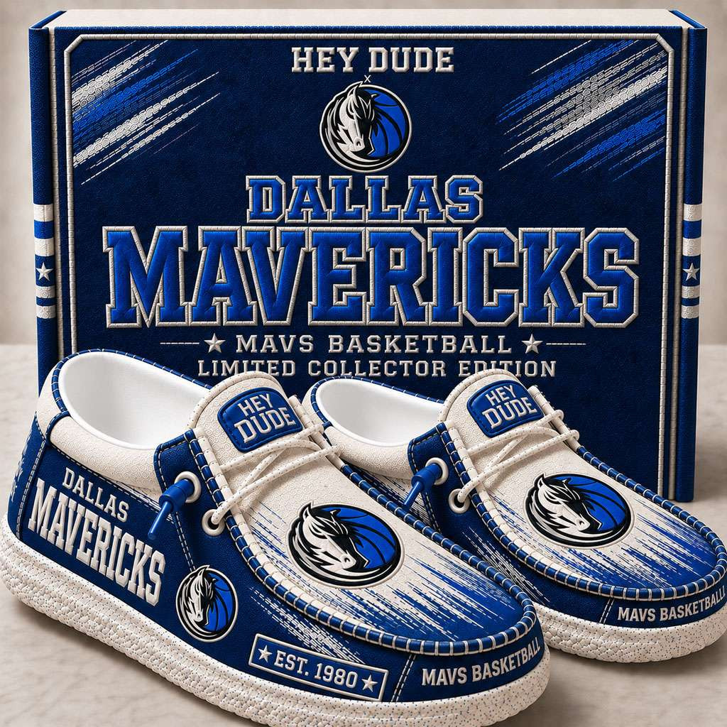 Dallas Mavericks Merch Est 1980 Mavs BasketballMavs Slip-On Loafers Gifts For Basketball Fan