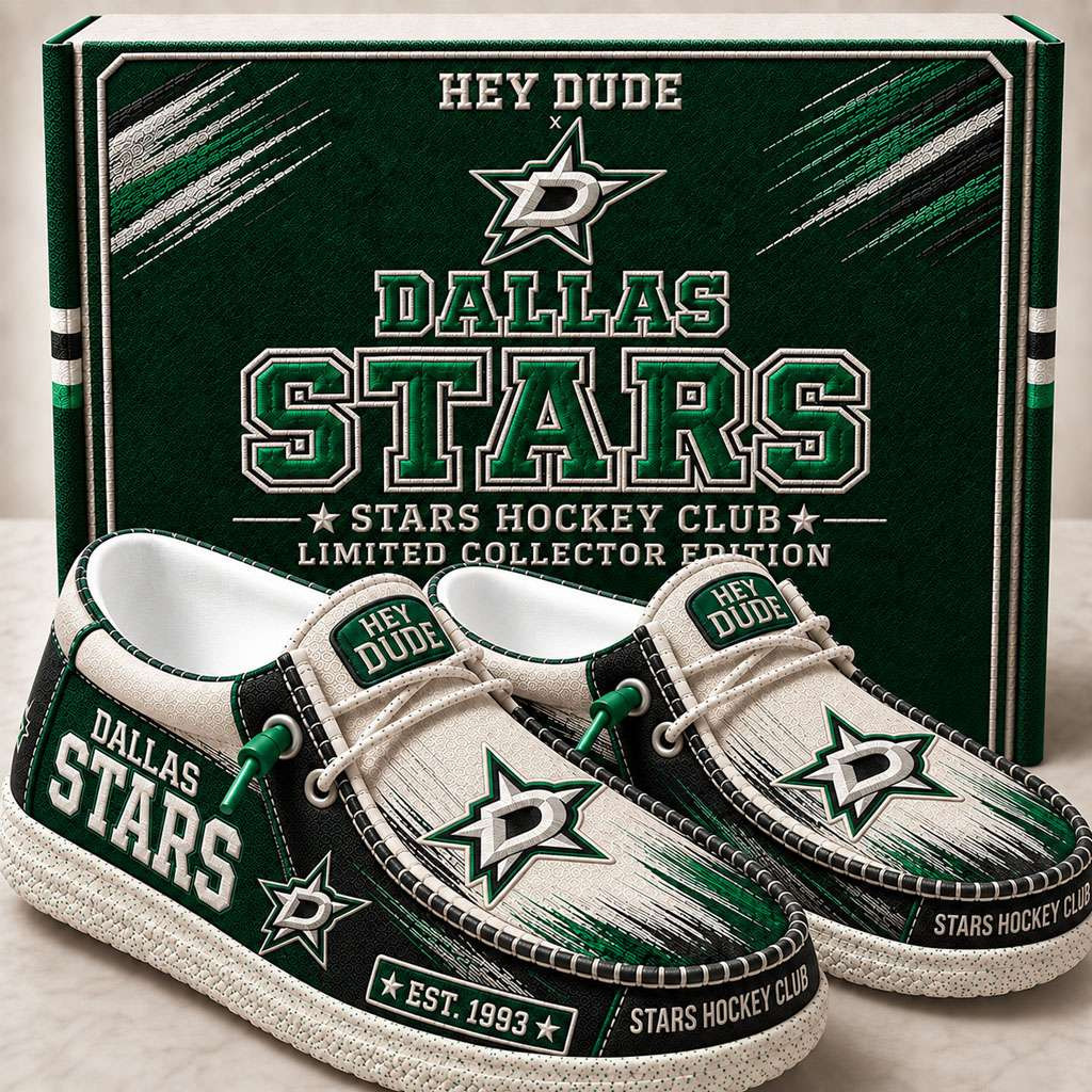 Dallas Stars Merch Est 1980 Mavs Est 1993 Stars Hockey Club Slip-On Loafers Gifts For Fans Dallas Stars Merch Est 1980 Mavs Est 1993 Stars Hockey Club Slip-On Loafers Gifts For Fans