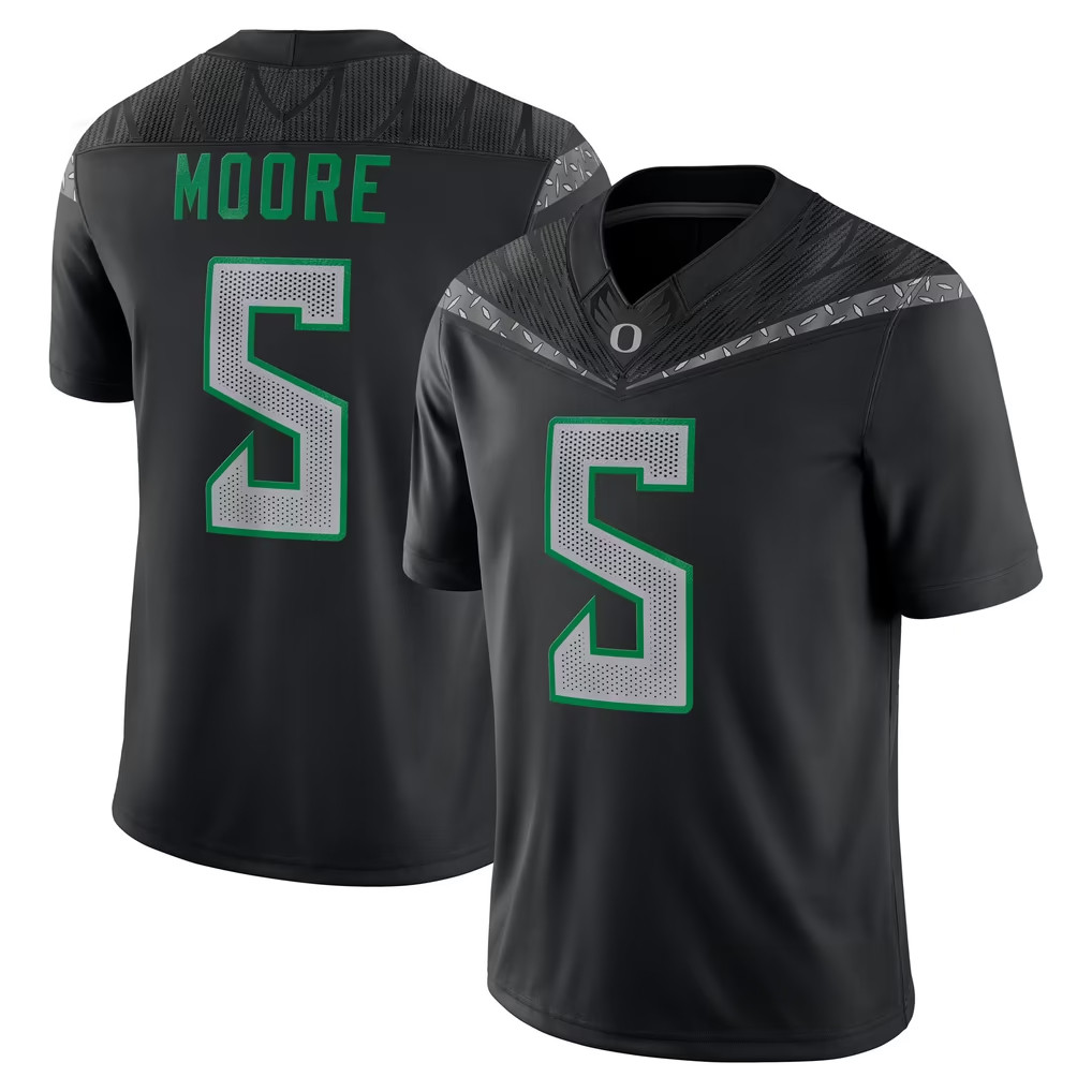 Dante Moore Jersey Shirt Oregon Ducks Merch 2026 #5 Oregon Ducks Home NIL Football Game Jersey