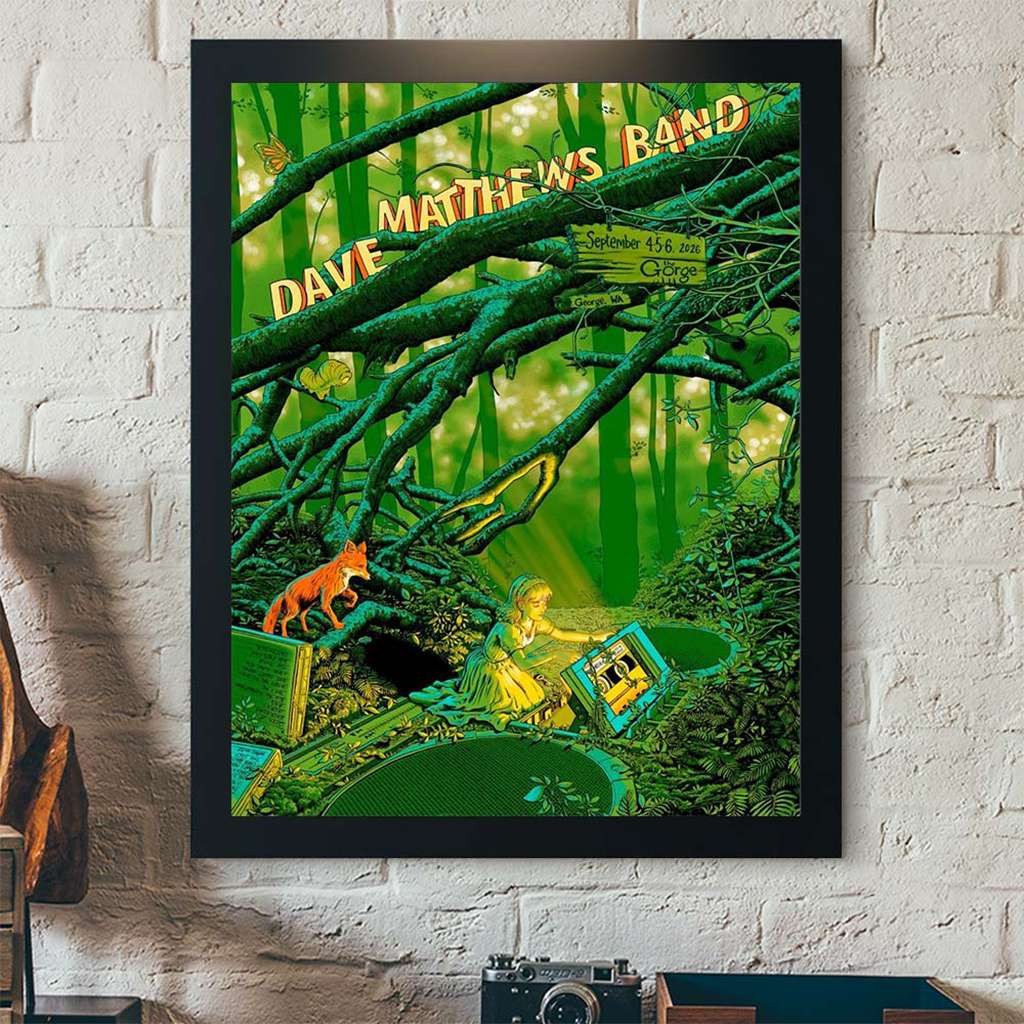 Dave Matthews Band George WA 2026 Gig Poster Dave Matthews Merch Wall Art Decor Dave Matthews Band George WA 2026 Gig Poster Dave Matthews Merch Wall Art Decor