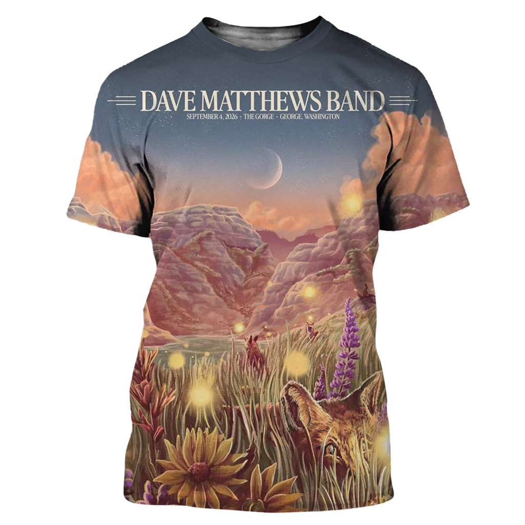 Dave Matthews Band George WA 2026 Night 1 Shirt Dave Matthews Merch Best Gifts For Music Lovers