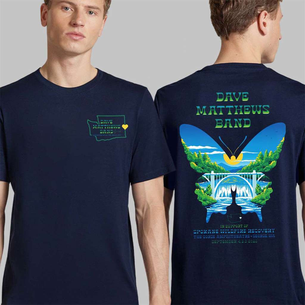 Dave Matthews Band Labor Day 2026 Shows T-Shirt Dave Matthews Merch Gift Ideas For Music Lovers