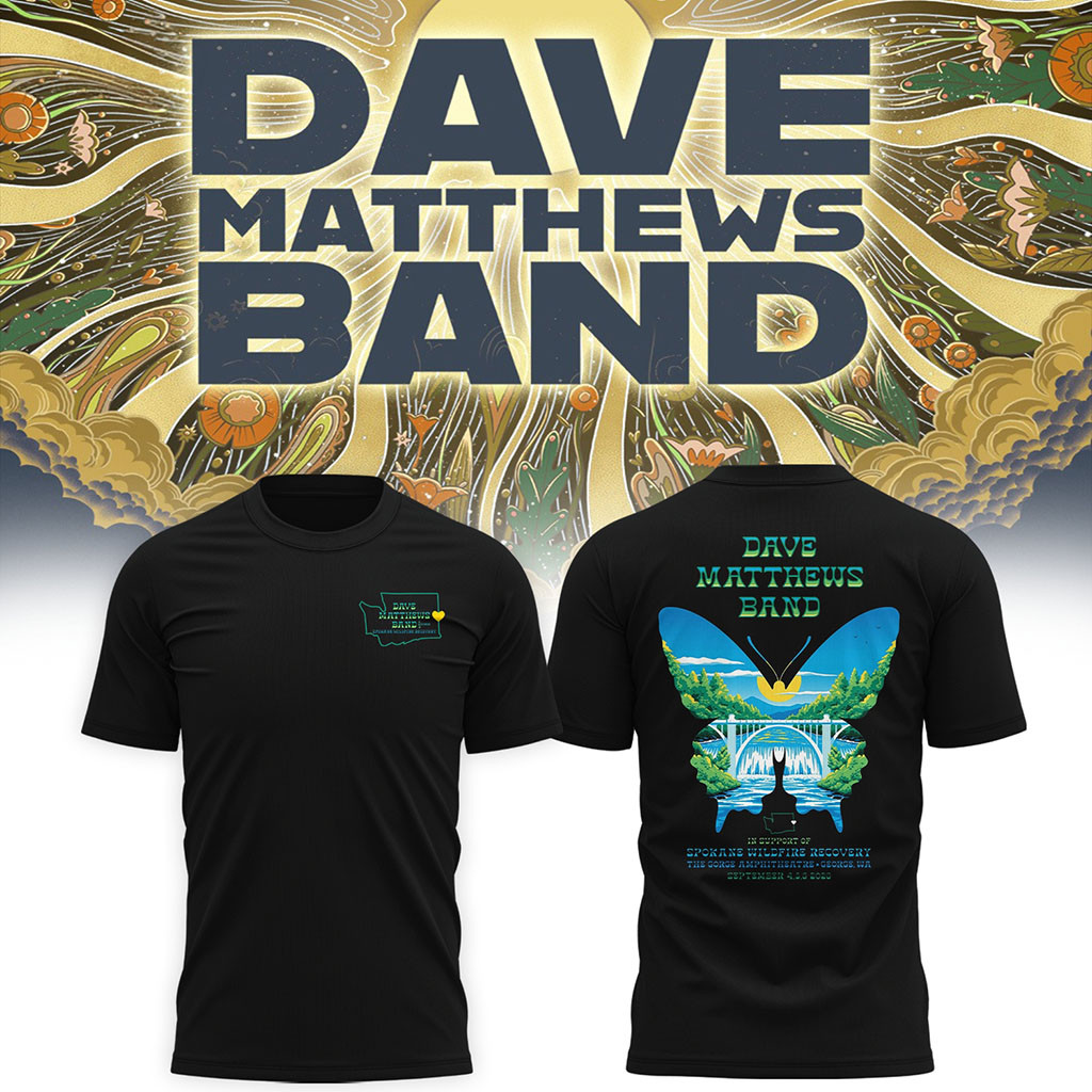 Dave Matthews Band Live At The Gorge 2026 Concert Gig Poster T-Shirt DMB Merch Music Fan Gifts