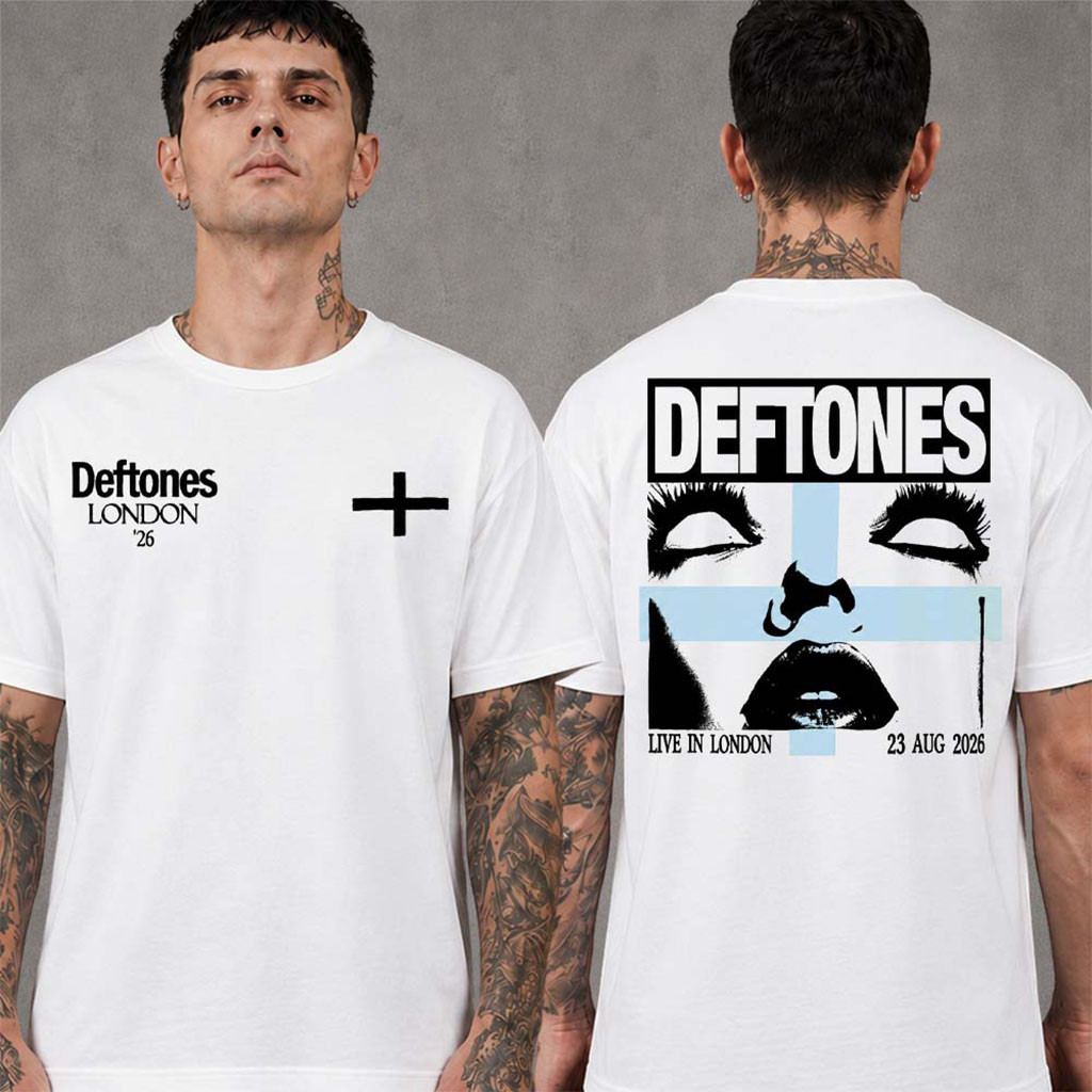 Deftones All Points East UK 2026 White T-Shirt Deftones Merch Gifts For Band Fans