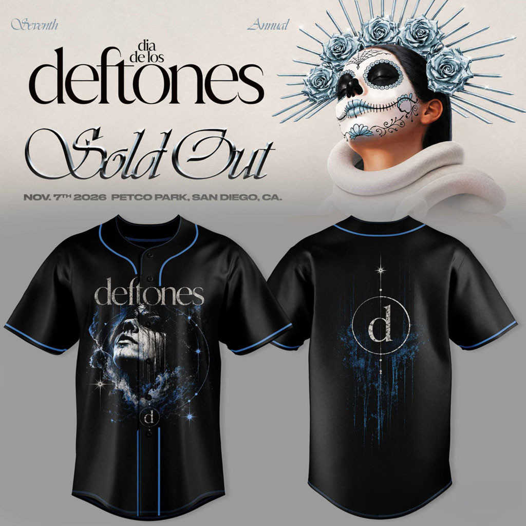 Deftones Merch 2026 Seventh Annual Dia De Los Deftones Dark Surrealist Art Baseball Jersey Gifts