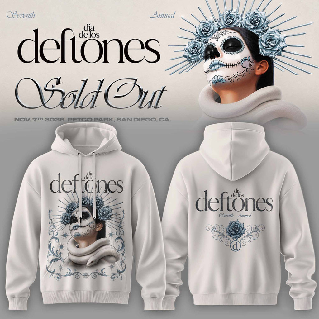 Deftones Merch Seventh Annual Dia De Los Deftones Celestial Gothic Hoodie Gifts For BFF
