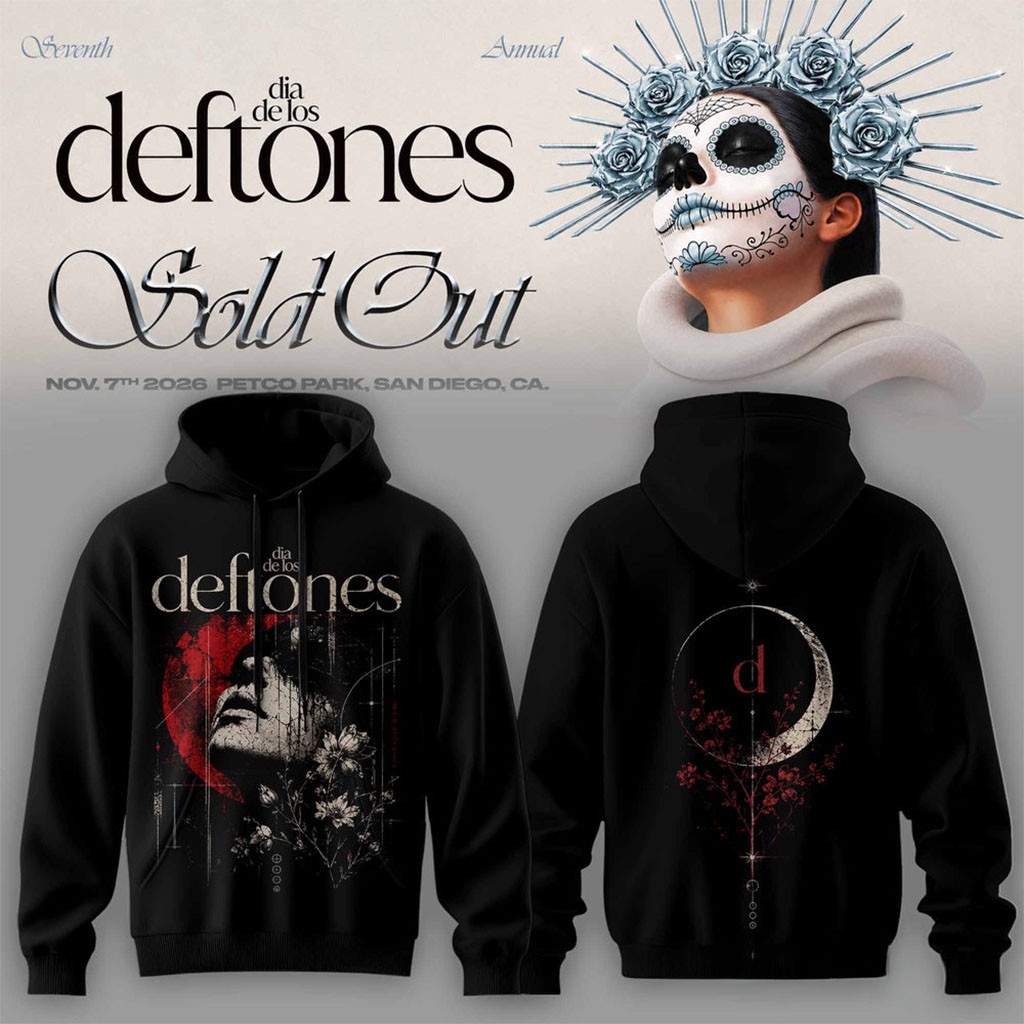 Deftones Merch Seventh Annual Dia De Los Deftones Celestial Gothic Hoodie Gifts For Music Fans