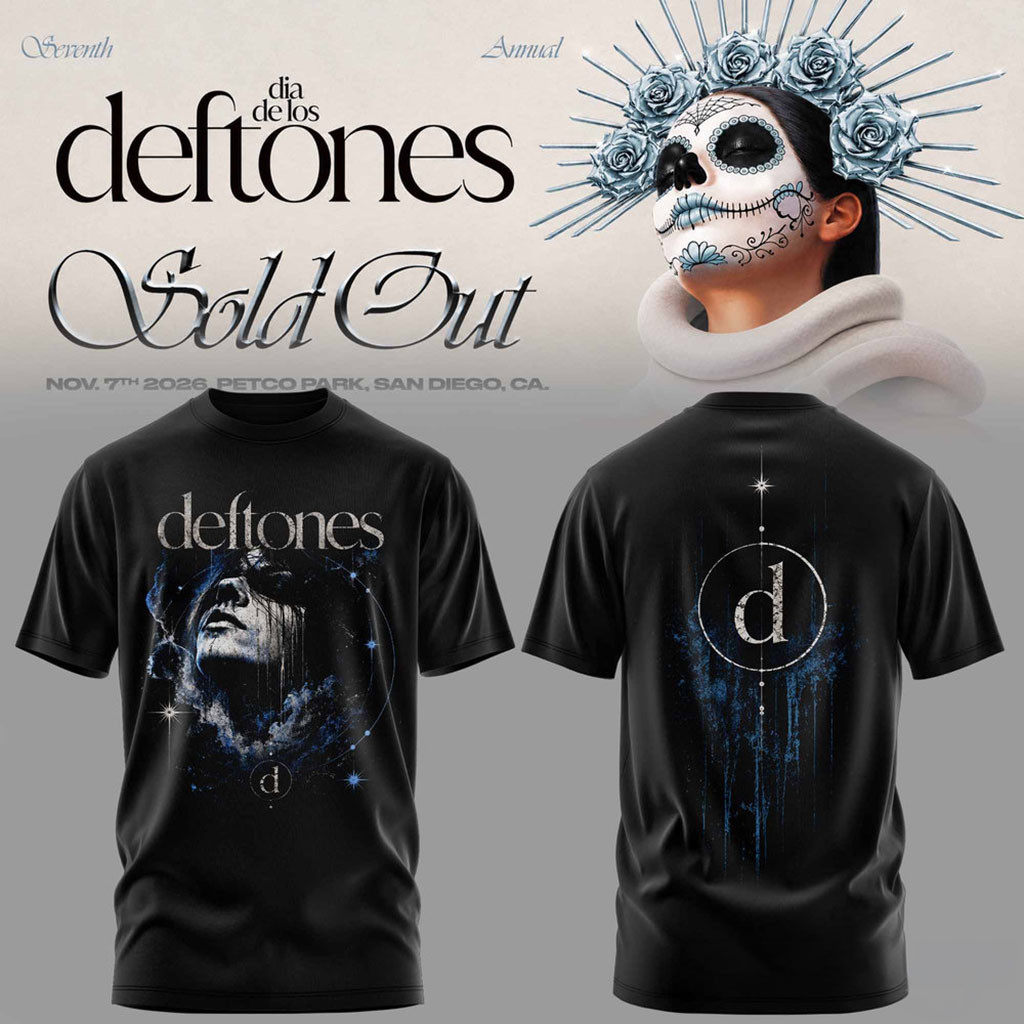 Deftones Merch Seventh Annual Dia De Los Deftones Celestial Gothic T-Shirt Gifts For Fans