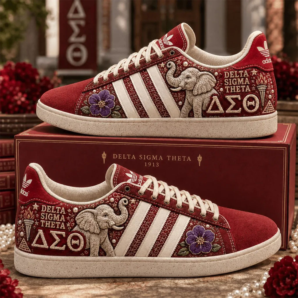 Delta Sigma Theta Maroon Elephant Pattern Shoes Delta Sigma Theta Merch Gifts For Members Delta Sigma Theta Maroon Elephant Pattern Shoes Delta Sigma Theta Merch Gifts For Members