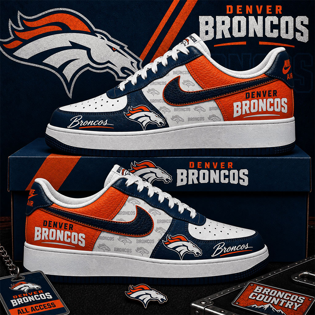 Denver Broncos Country Sneakers Game Day Shoes Denver Broncos Merch Football Fan Gear Denver Broncos Country Sneakers Game Day Shoes Denver Broncos Merch Football Fan Gear