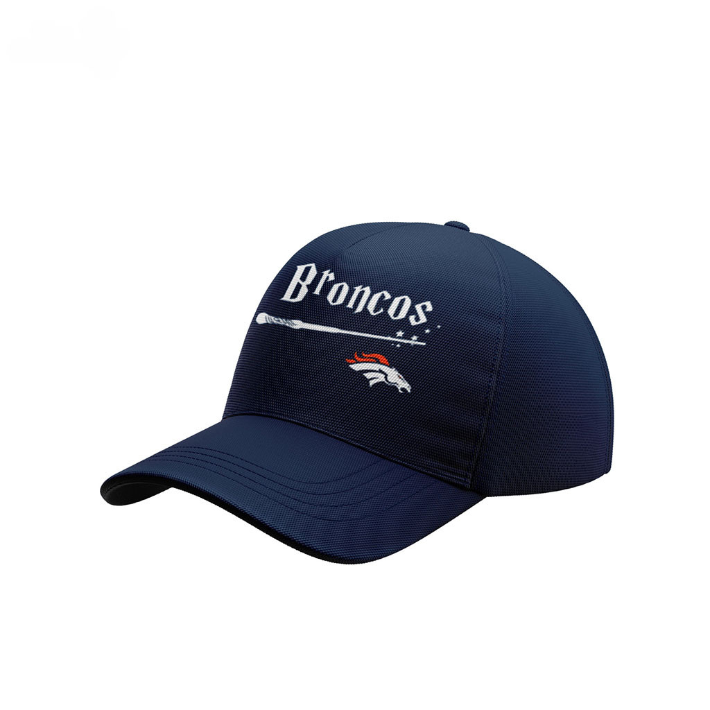 Denver Broncos Harry Potter 25th Anniversary Hat Navy Game Day Cap Gift For Broncos Fans Denver Broncos Harry Potter 25th Anniversary Hat Navy Game Day Cap Gift For Broncos Fans