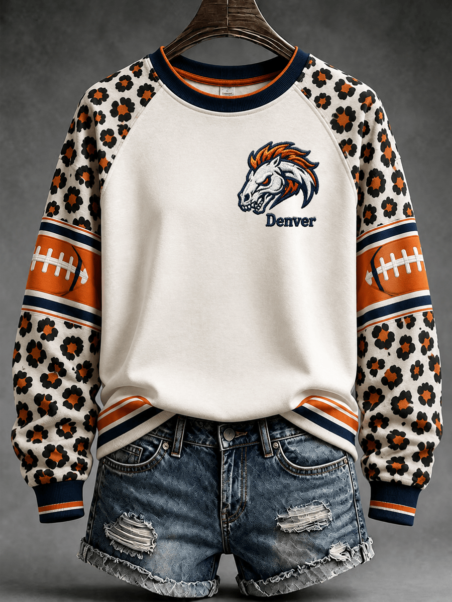 Denver Broncos Merch Denver Football Sweatshirt Game Day Crewneck Sunday Football Outfit Denver Broncos Merch Denver Football Sweatshirt Game Day Crewneck Sunday Football Outfit