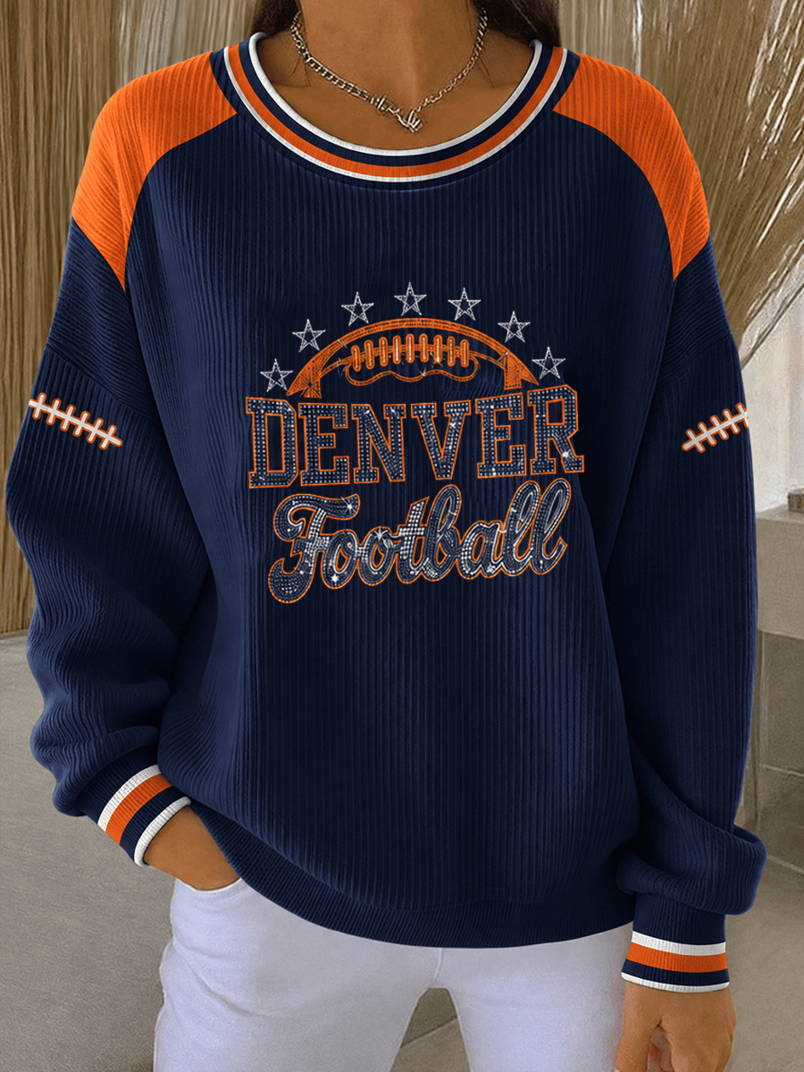 Denver Broncos Merch Denver Football Sweatshirt Sunday Game Day Tailgate Outfit Gifts For Fan