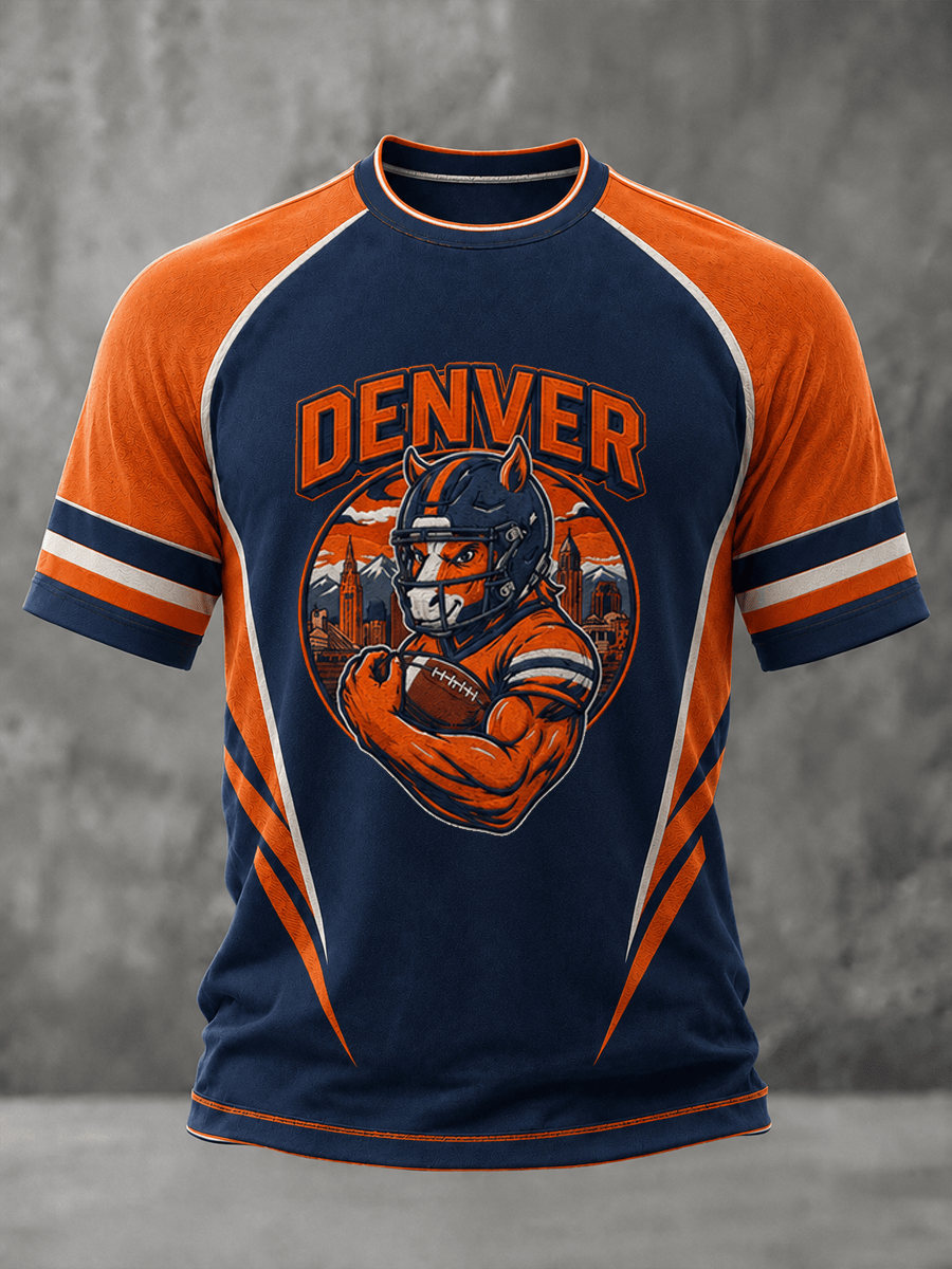 Denver Broncos Merch Denver Football T-Shirt Game Day Outfit Gift For Broncos Fans