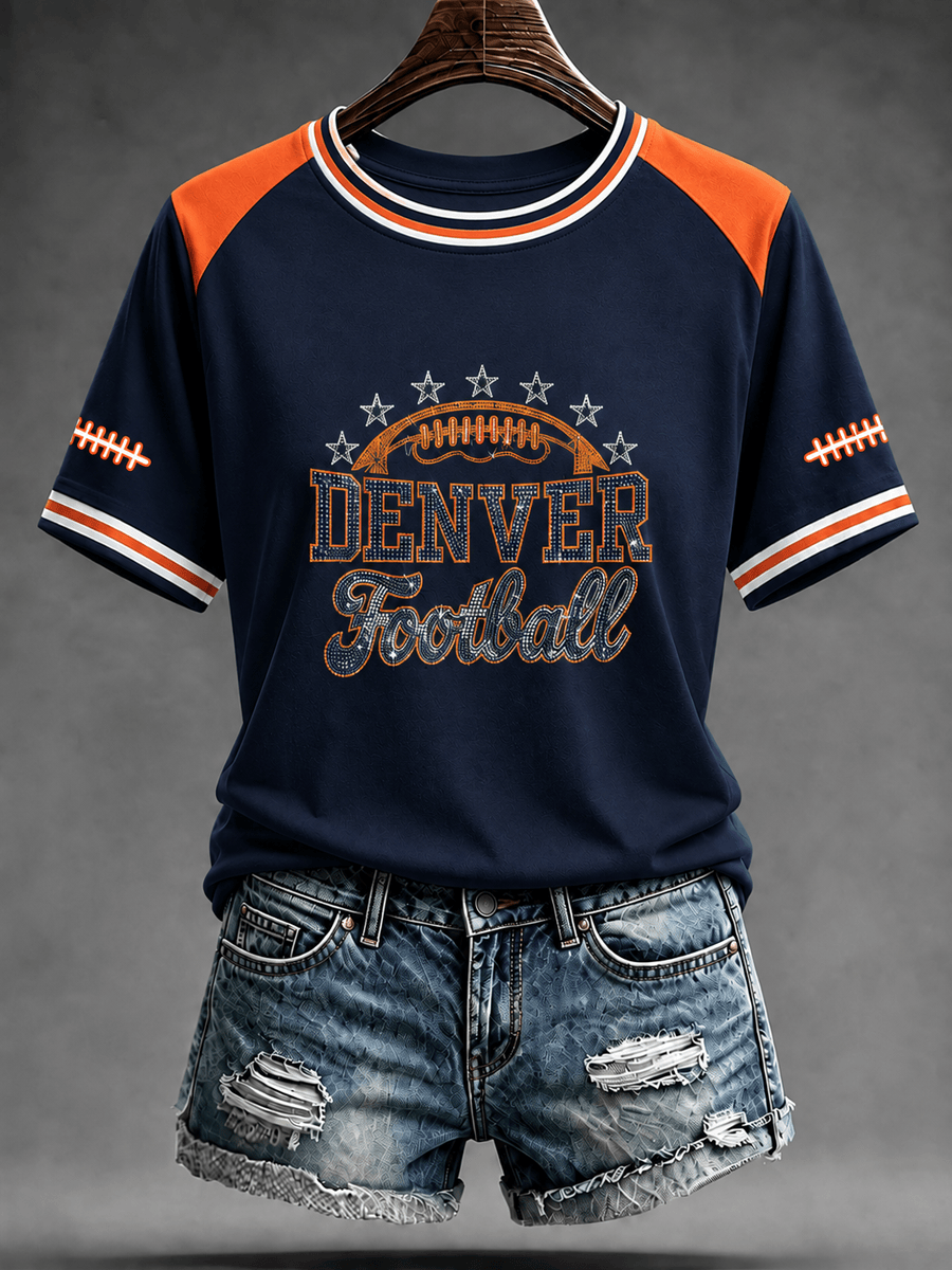 Denver Broncos Merch Football Game Day T-Shirt Denver Tailgate Outfit For Broncos Fans