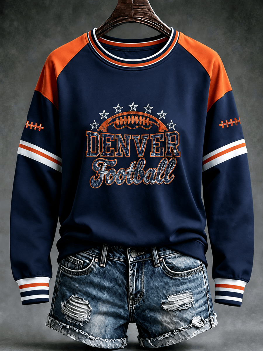 Denver Broncos Merch Game Day Denver Football Sweatshirt Gift For Broncos Fans