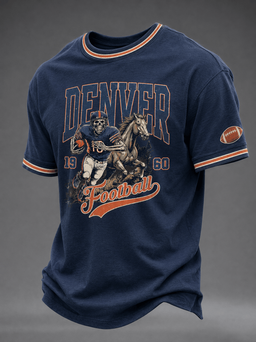 Denver Broncos Merch Game Day T-Shirt Denver Football Tee Tailgate Party Fan Outfit