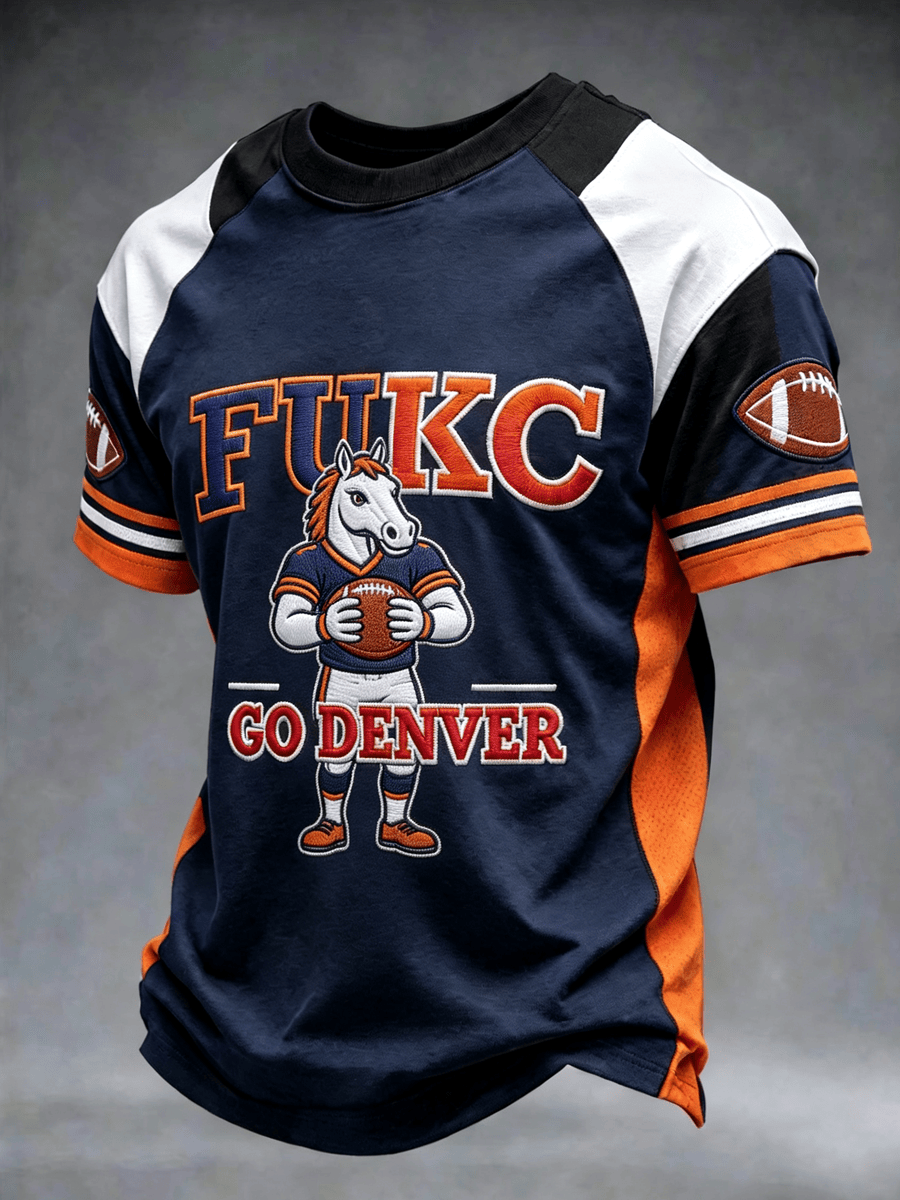 Denver Broncos Merch Go Denver Football T-Shirt Game Day Apparel Gifts For Football Fan Denver Broncos Merch Go Denver Football T-Shirt Game Day Apparel Gifts For Football Fan