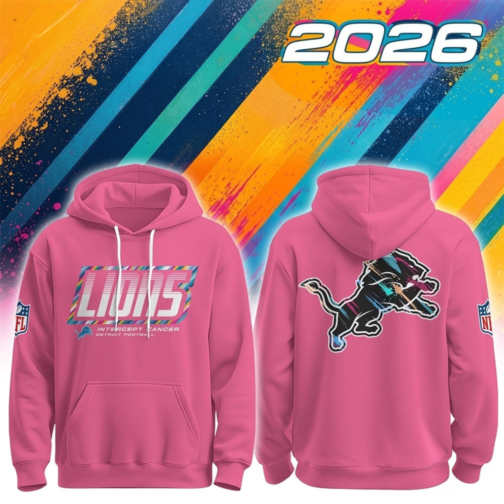 Detroit Lions 2026 Crucial Catch Hoodie Detroit Lions Merch Best Gift For Football Fans