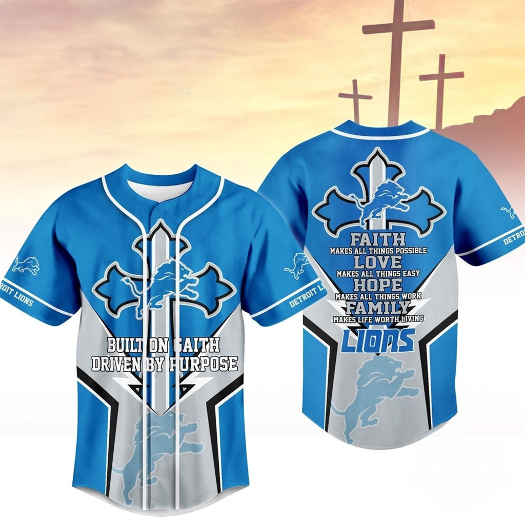 Detroit Lions Blessed Beyond The Score Baseball Jersey Detroit Lions Merch Football Lover Gifts Detroit Lions Blessed Beyond The Score Baseball Jersey Detroit Lions Merch Football Lover Gifts